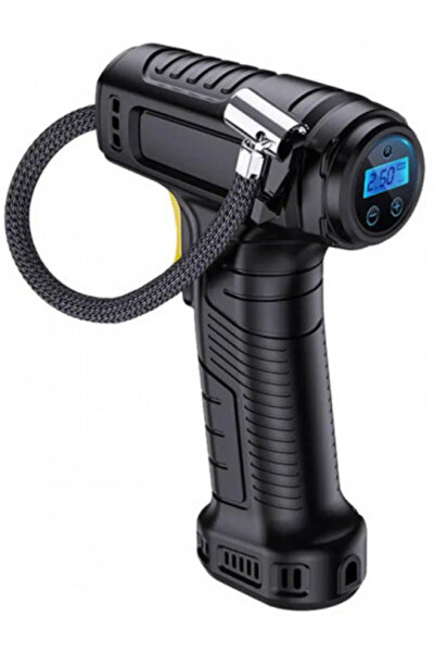 Kamardey 120 W Dijital Şarj Edilebilir Basınç Göstergeli Araç Lastik Hava Şişirme Pompası Kompresör