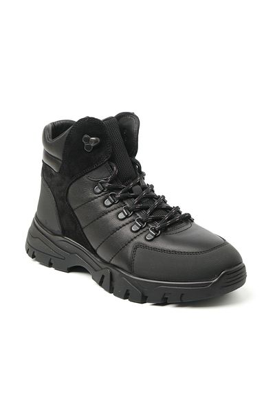 John May Men's Boots SA-MP1766-3611 John May 9160-BLACK TREK - BLACK PRAG