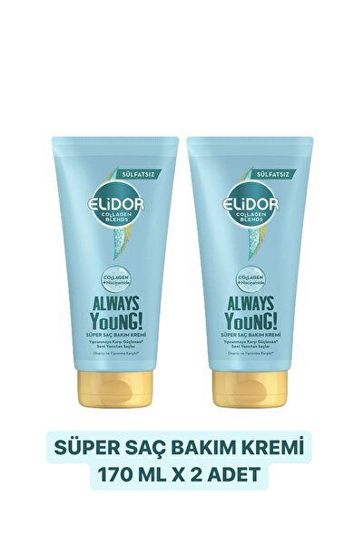 Elidor COLLAGEN BLENDS SÜLFATSIZ SÜPER SAÇ BAKIM KREMİ ALWAYS YOUNG ONARICI V...