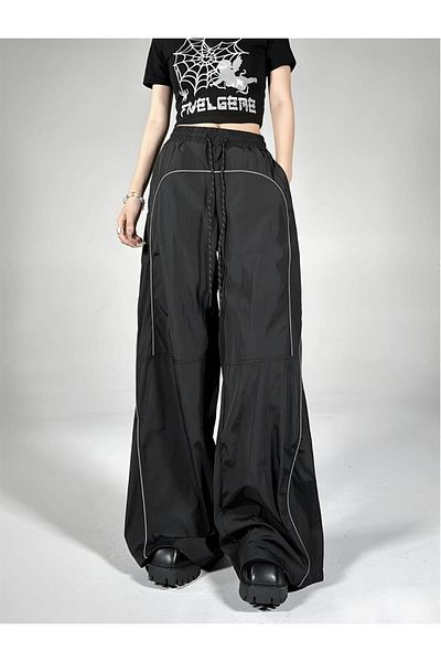 Touz Moda Ρετρό ριγέ φούτερ αντίθεσης