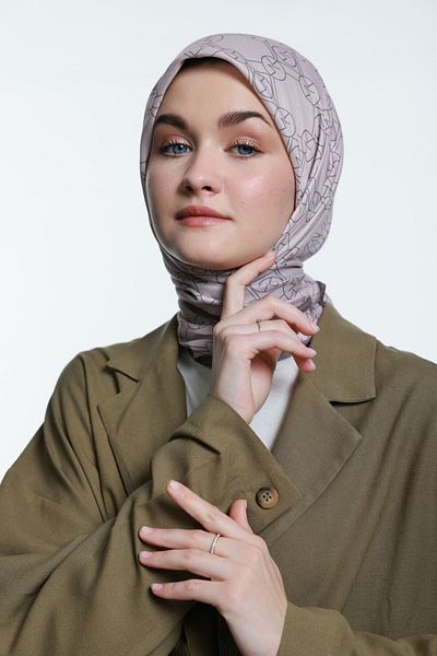 Modakaşmir وشاح من القطن بحلقة MK