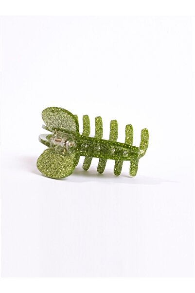 Roberta Lorenz Green Glitter Latch Buckle, Bow Can Be Added, Quality Bone Material Buy 4 Pay 3