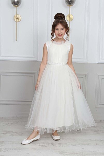 Jannock Kız Çocuk Abiye Elbise Mezuniyet Düğün Gece Kıyafeti