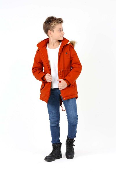 Jannock Boy's Water and Windproof Fur Lined Removable Hooded Jacket Coat