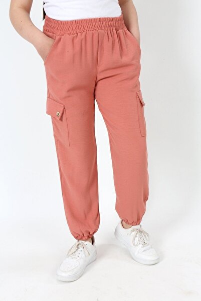 Jannock Pantaloni de vară cu talie elastică confortabili pentru fete