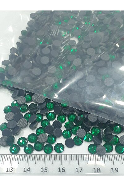 CRYSTALSHOP حجر لاصق مع مكواة Dmc Hotfix Ss30 أخضر (720 قطعة ~ 100 جرام)