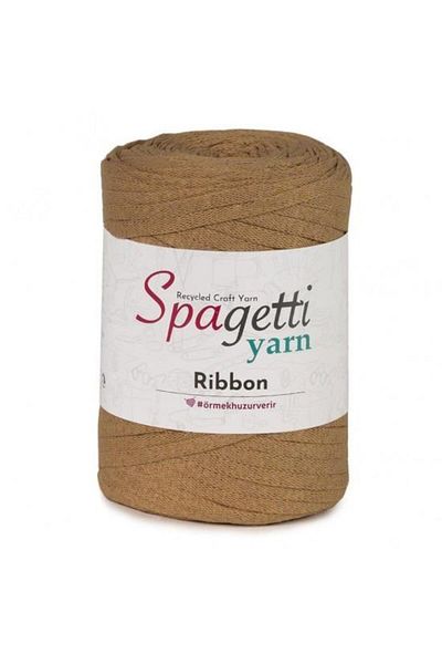 Spagettiyarn Κορδέλα Μελί Αφρός Πλεκτό Χέρι