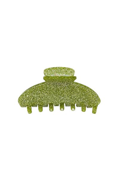 Roberta Lorenz Green Glitter Latch Buckle, Bow Can Be Added, Quality Bone Material Buy 4 Pay 3
