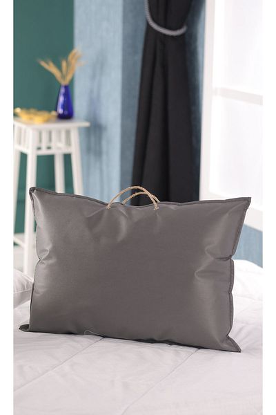 Vedsey Home Organizer 70X50 cm Scrap Anthracite Gray Pillow and Clothing Organizer