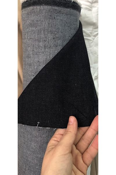 turkanlarhome Σκούρο Navy Blue Denim Fabric (Παλτό, μπουφάν, γιλέκο, παντελόνι, κ.λπ.)