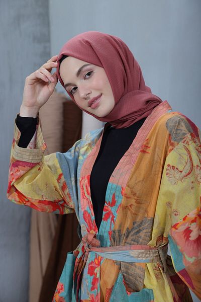 Modakaşmir شال مارسالا من سلسلة القطن المريح