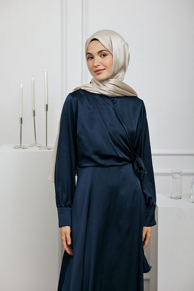 Modakaşmir Devore Satin Series Şal Nettle