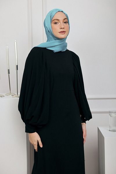 Modakaşmir Şal din seria Devore Satin Baby Blue