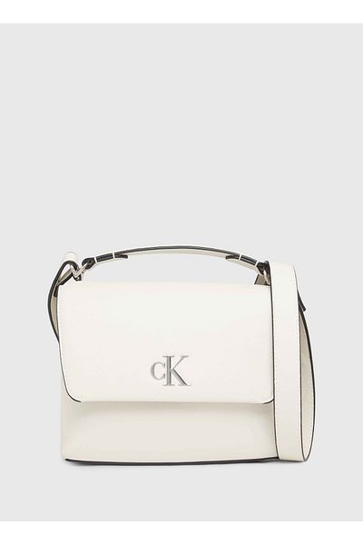 Calvin Klein Women's Stone Colored Shoulder Bag - 22x18x8.5 cm K60K 611868 CI2