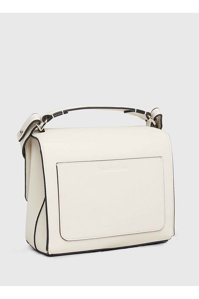 Calvin Klein Women's Stone Colored Shoulder Bag - 22x18x8.5 cm K60K 611868 CI2