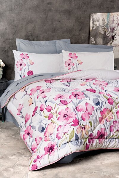 Cotton Box Tek Kişilik Uyku Seti Carla Gri