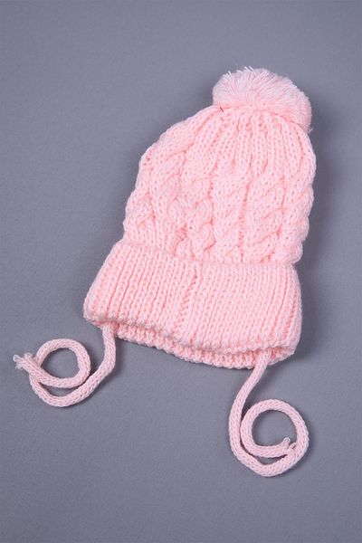 Babyhola Knitwear Pompom Tied Baby Girl Boy Newborn 0-3 Months Beret 0946-1