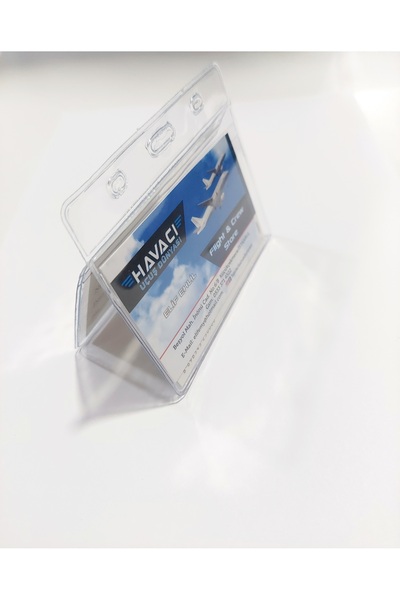 Havacı Uçuş Dünyası Suport pentru carduri din plastic cu două fețe, 3 bucăți