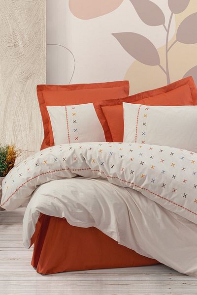 Cotton Box مجموعة غطاء لحاف شخصية من Joli Tile Brode