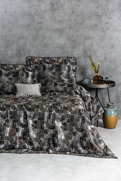 Cotton Box Кувертюра за двойно легло Milan Brown Smart