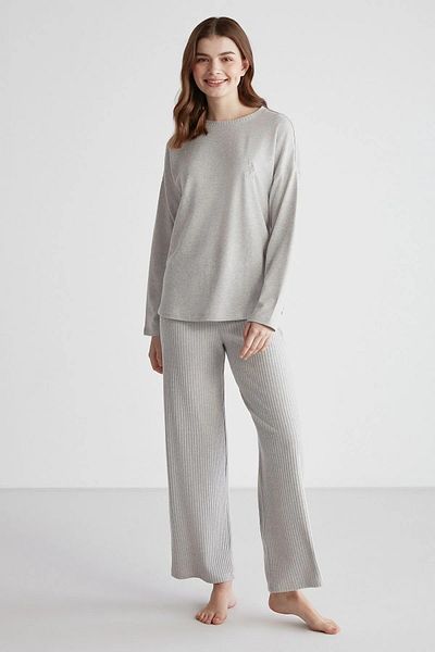 U.S. Polo Assn. US POLO LICENSED BICYCLE COLLAR THERMAL LONG SLEEVE WOMEN'S PAJAMAS SET 16954