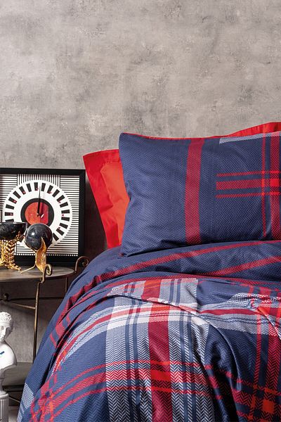 Cotton Box Set cuvertură dublu masculin Abel Red