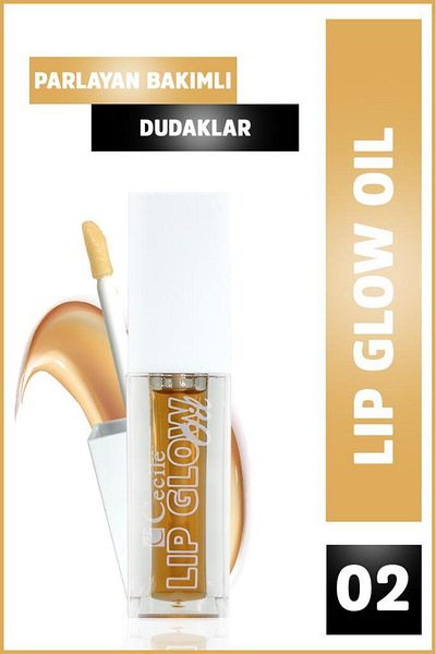 Cecile Cecile Lip Glow Oil 02 - Light and Natural Cut