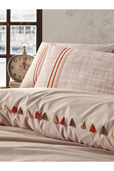 Cotton Box Curious Beige Candy - طقم غطاء لحاف فردي