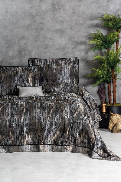 Cotton Box Laura Beige Smart Double Bedspread