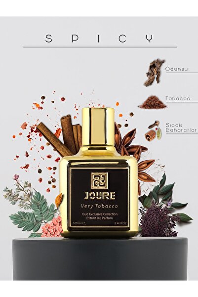 JOURE PERFUME Very Tobacco - Odunsu Ve Tütün Kokulu 100ml Kalıcı Extraıt De P...