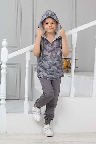 Asortix Boy's T-Shirt Shorts Bermuda 2-Piece Set