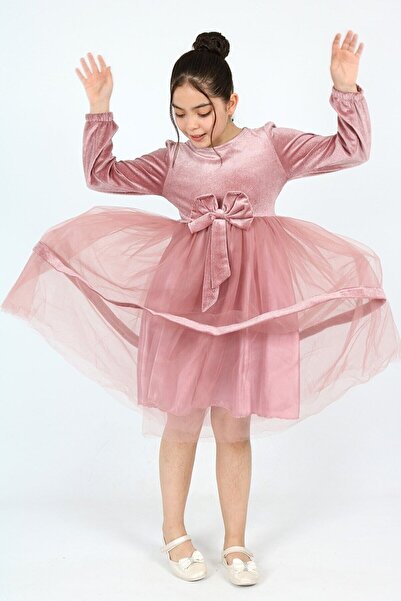 Jannock Rochie din catifea - 7 ani - 8 ani - 9 ani - 10 ani - 11 ani - 12 ani