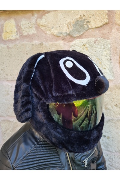 Crystal Palace Peluş Kask Kılıfları Kask Kilifi Kask Süsü Kask Aksesuarları Kask Koruyucu Kask Motorsiklet