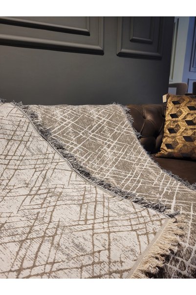 OBAM Luxury Cotton Sofa-Sofa Bed Cover 170x220 (MILK COFFEE) Double Sided, anti-sweat, non-slip, non-collecting