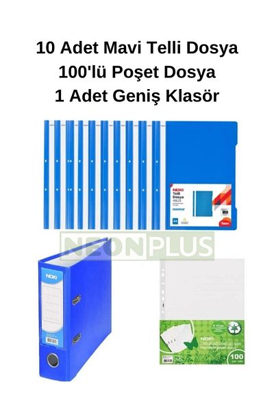 NEON PLUS Office Filing Set, Folder, Ring Binder, Bag Binder