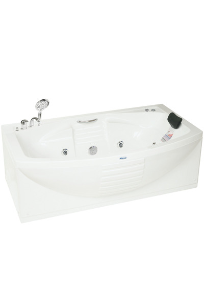 Waterway Beverly Hılls 170x100x80 H:55 Bonus Hidromasajlı Sistemli Küvet Gövd...