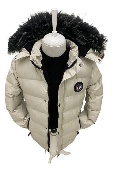 Asortik Kids Boy's Puffer Jacket Coat - Water Resistant, Fiber Filling, Fur Lined