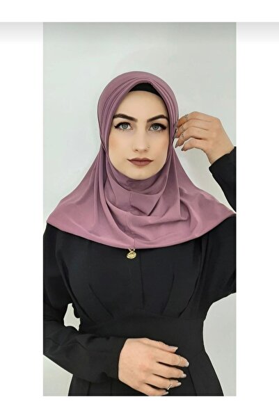 Genel Markalar Takmatik Hazır Hijab Eşarp Gülkurusu