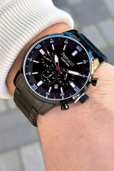 Ferrucci Function FC.03274FM.03 Steel Cord Men's Wrist Watch