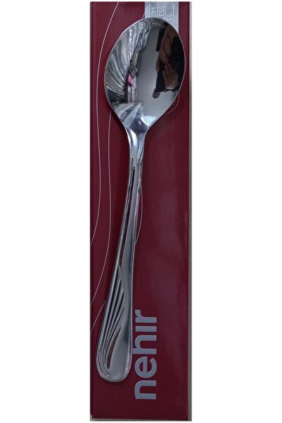 Nehir Kuşkanadı Sade 12 Adet Tatlı Kaşığı Düzine