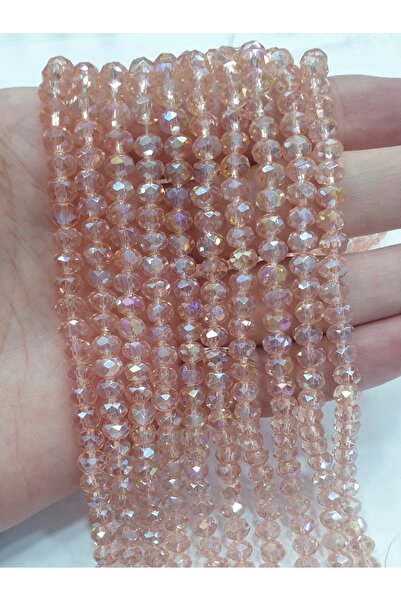 CRYSTALSHOP Mărgele de cristal pudră de 6 mm (10 șuvițe)