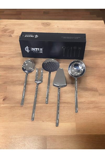 AHİR TİCARET Inter Steel Işıl Model Service Set 5 Pieces