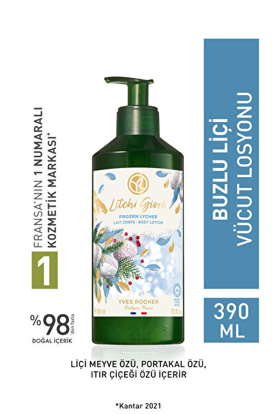 Yves Rocher Nemlendirici Vücut Losyonu - Buzlu Liçi - 390ml-96680