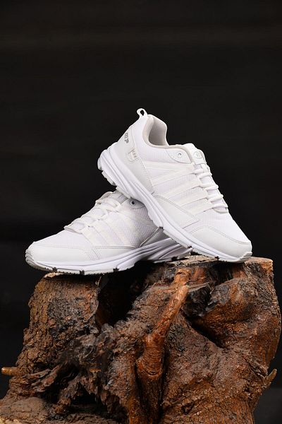 M.P. Women's 4 Seasons White Running & Walking Shoes Sweat-Free Breathable Alr Orthopedic Non-Slip Sole Ultra Light