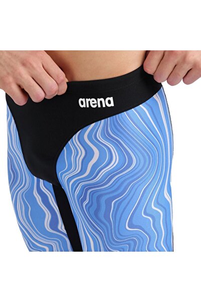 ARENA Swim Jammer Marbled Erkek Siyah Yüzücü Mayosu 005785570