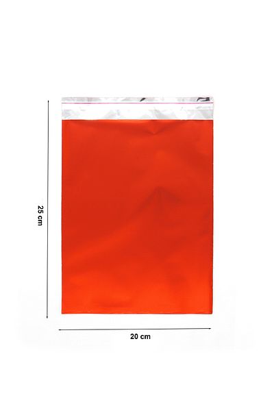 reprodesign 20X25 Red Luxury Banded Matte Metalized Gift Package (10 Pcs)