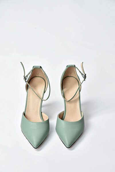 Fox Shoes Dámské zelené boty na podpatku K404010709