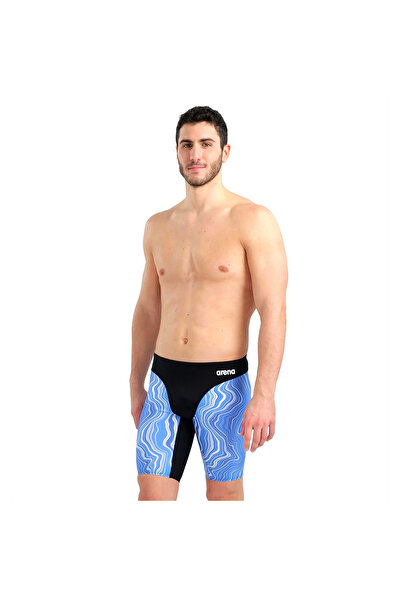 ARENA Swim Jammer Marbled Erkek Siyah Yüzücü Mayosu 005785570