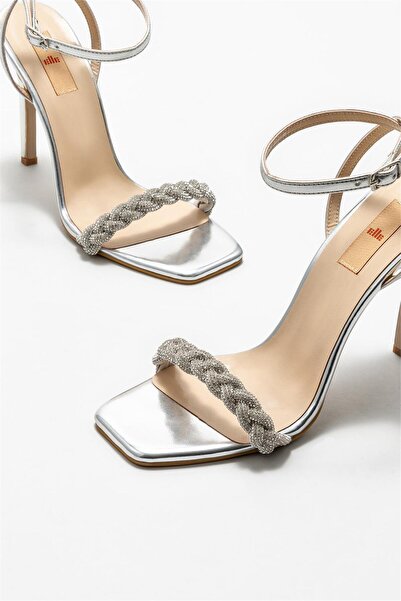Elle Shoes Lame Women's Heeled Sandals