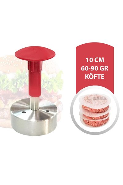 Besa Endüstriyel 60-90 Gr 10 Cm Hamburger Köfte Kalıbı
